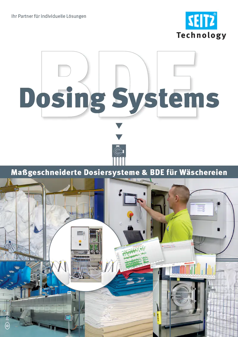Cover der Broschüre: BDE Dosing Systems