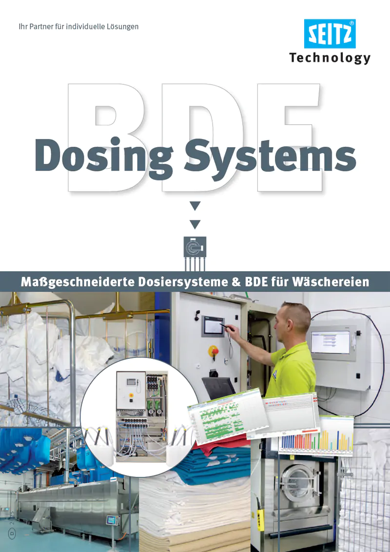 Cover der Broschüre: BDE Dosing Systems