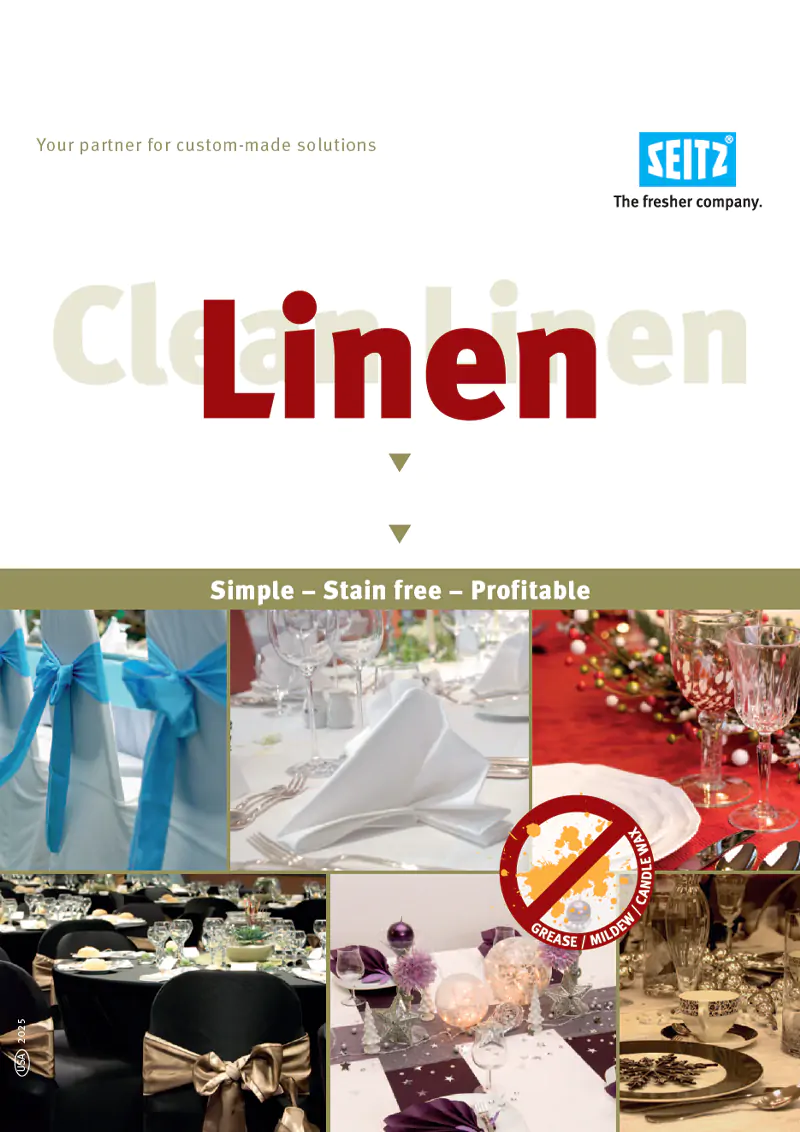Cover of the brochure: Linen