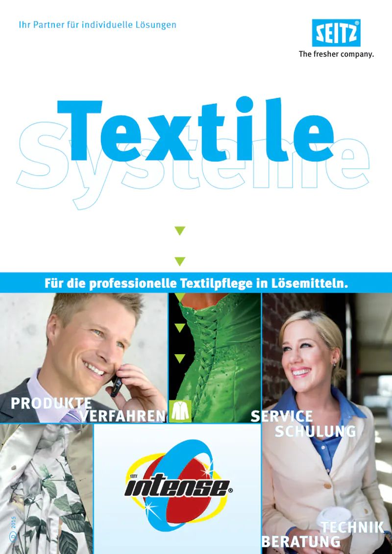 Cover der Broschüre: Textile Systeme