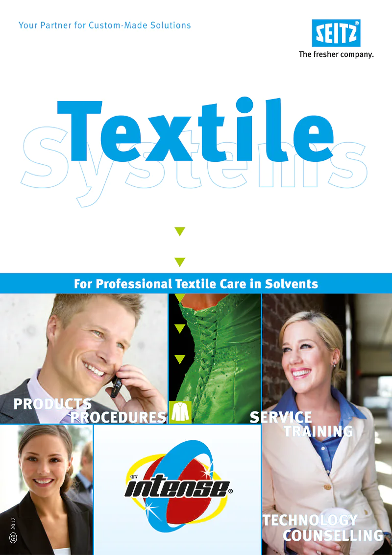 Portada del folleto: Textile Systems