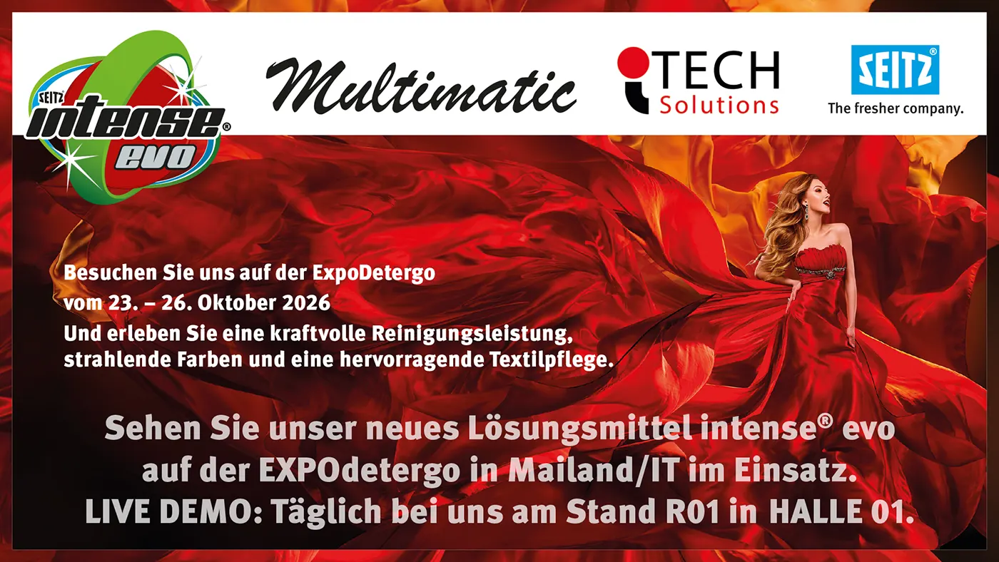 Wir sind auf der EXPOdetergo in Mailand