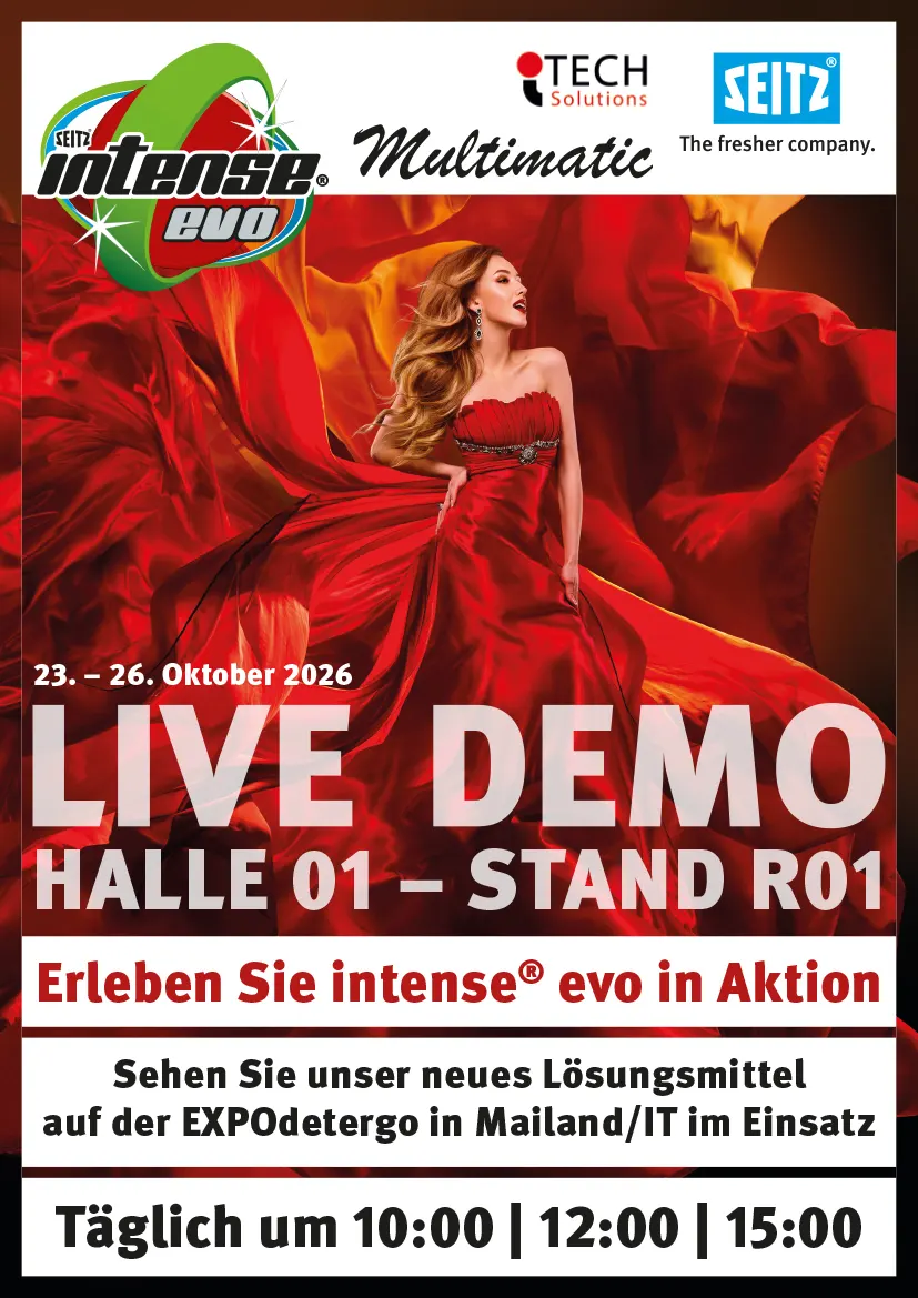 Wir sind auf der EXPOdetergo in Mailand