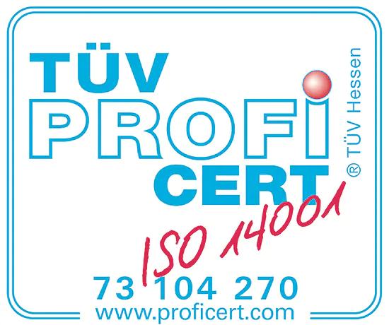 Certificate ISO 14001